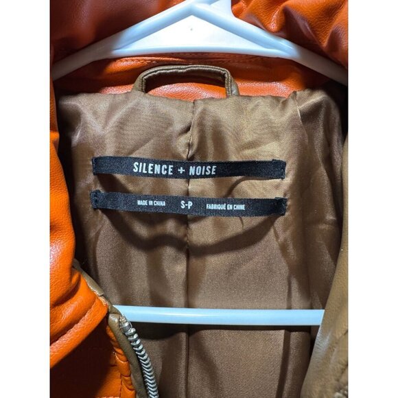 Urban Outfitters Silence + Noise Mariah Faux Leather Western Jacket size small - Picture 2 of 7